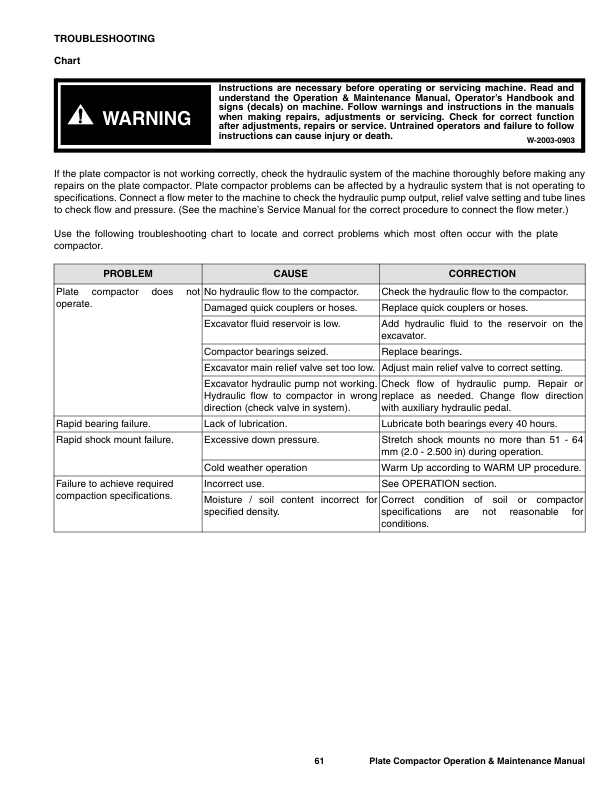 Bobcat PC30 PC60 PC62 Plate Compactor Operation and Maintenance Manual Rev 06 11 - Image 6