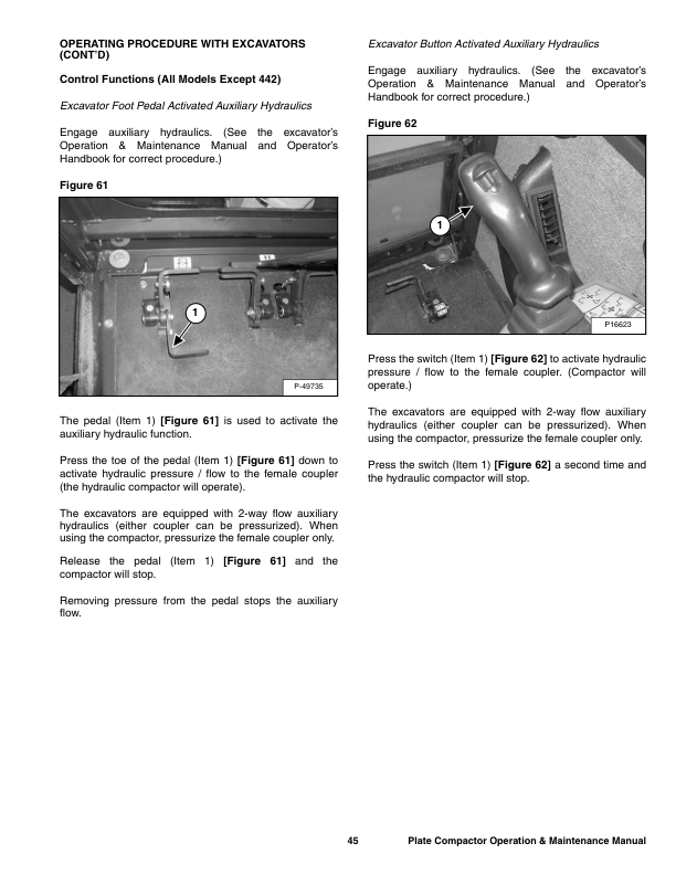 Bobcat PC30 PC60 PC62 Plate Compactor Operation and Maintenance Manual Rev 06 11 - Image 5