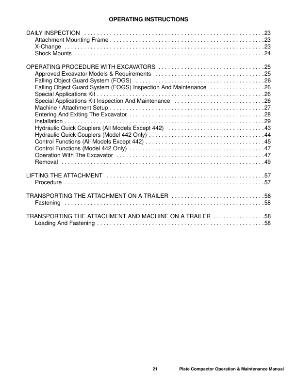 Bobcat PC30 PC60 PC62 Plate Compactor Operation and Maintenance Manual Rev 08 10 - Image 4