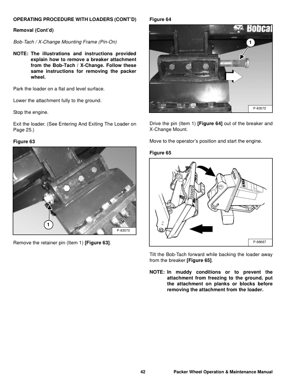 Bobcat Packer Wheel Operation and Maintenance Manual - Image 5
