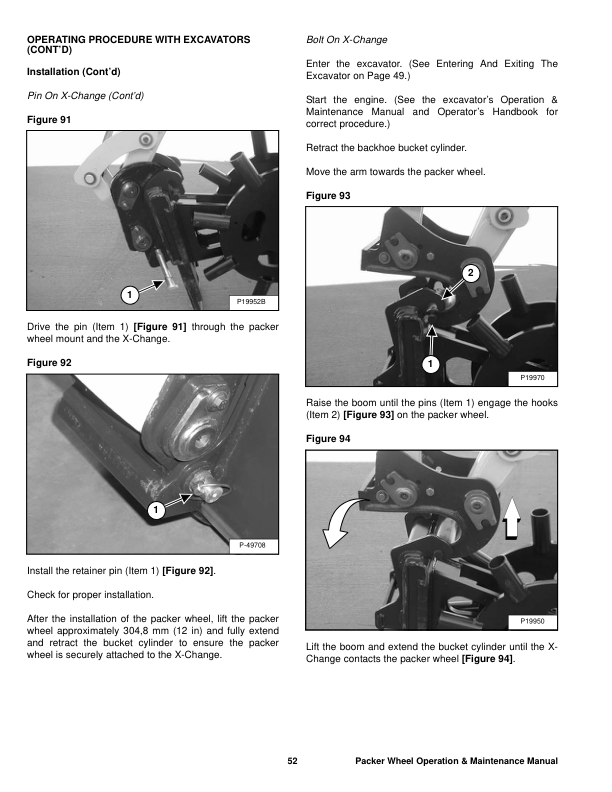 Bobcat Packer Wheel Operation and Maintenance Manual - Image 6