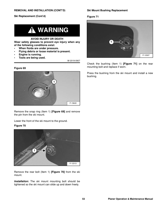 Bobcat Planer 18 Inch 24 Inch Operation and Maintenance Manual Rev 09 09 - Image 7