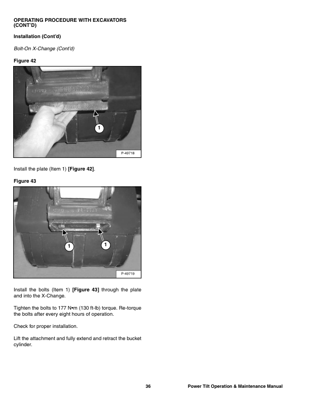 Bobcat Power Tilt Operation and Maintenance Manual Rev 06 11 - Image 5