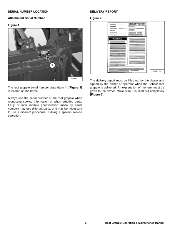 Bobcat Root Grapple 66 72 82 Inch Attachment Operation and Maintenance Manual 2008 - Image 5