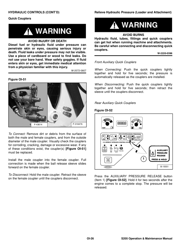 Bobcat S205 Skid Steer Loader Operation and Maintenance Manual 5284 5285 2008 - Image 10