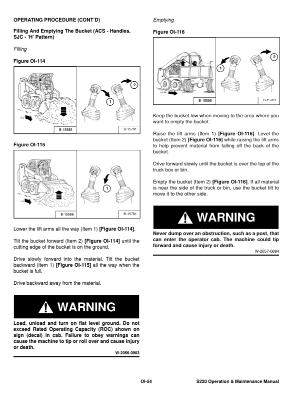 Bobcat S220 Loader Operation and Maintenance Manual 5307 5308 - Image 11