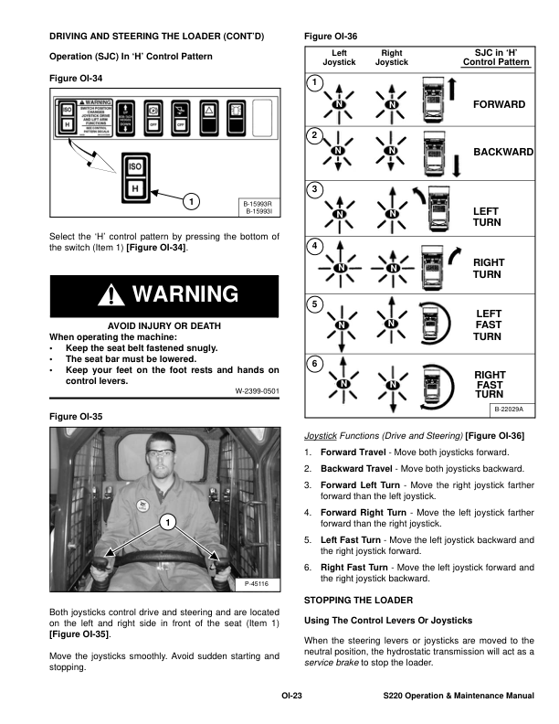 Bobcat S220 Loader Operation and Maintenance Manual A5GK A5GL rev2 - Image 10