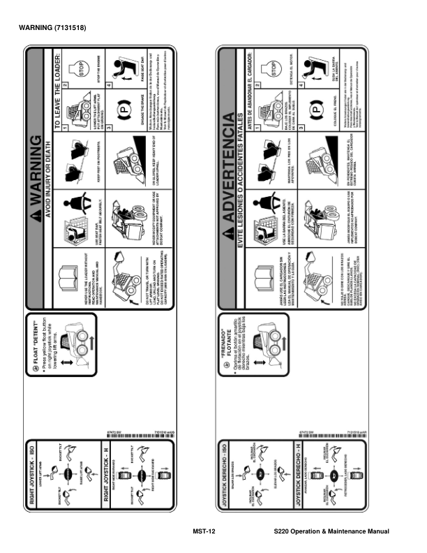 Bobcat S220 Loader Operation and Maintenance Manual A5GK A5GL rev2 - Image 8