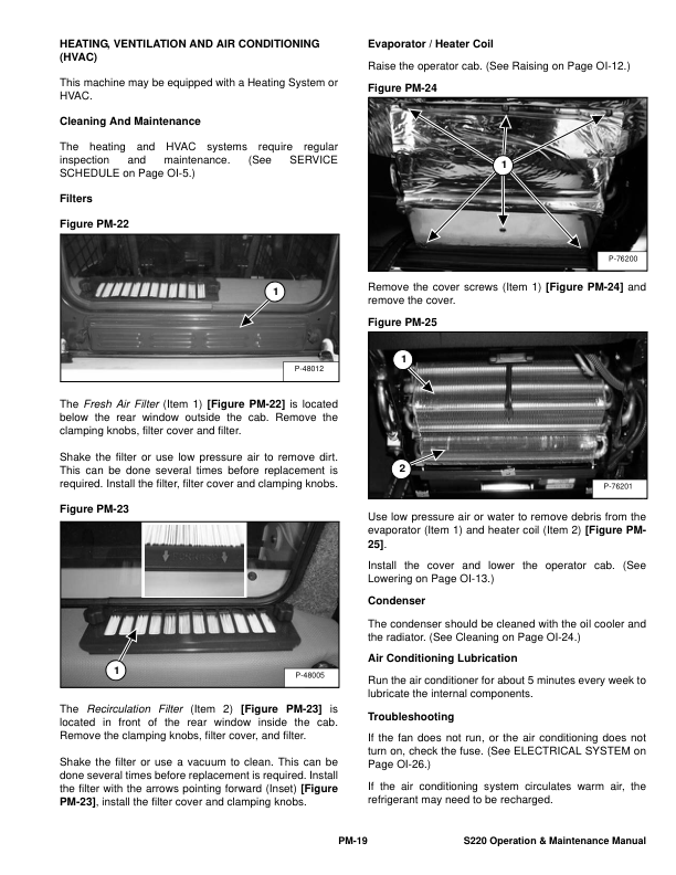 Bobcat S220 Loader Operation and Maintenance Manual A5GK A5GL - Image 6