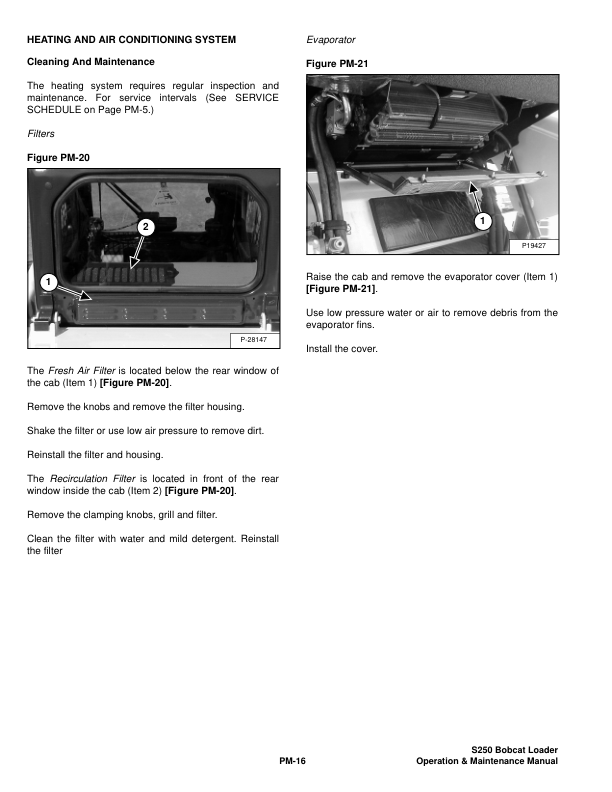 Bobcat S250 Loader Operation and Maintenance Manual 5207 5208 - Image 11