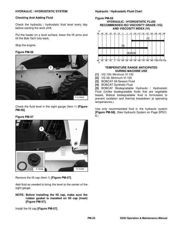 Bobcat S250 Loader Operation and Maintenance Manual A5GM A5GN rev2 - Image 8