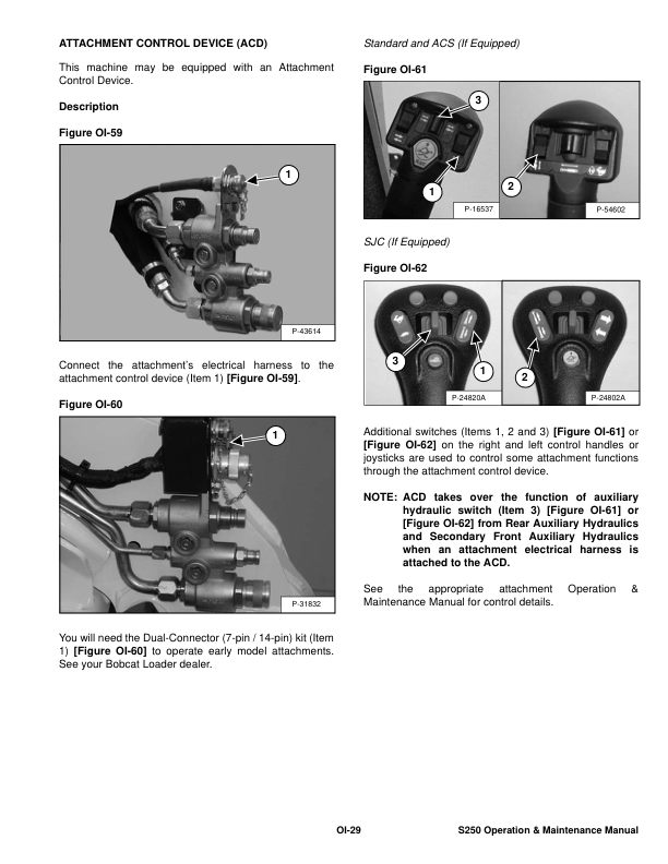 Bobcat S250 Loader Operation and Maintenance Manual A5GM A5GN - Image 11