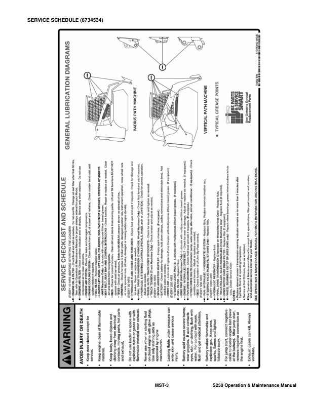 Bobcat S250 Loader Operation and Maintenance Manual A5GM A5GN - Image 8