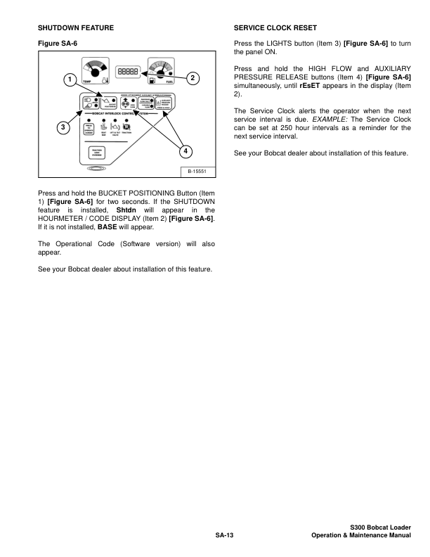 Bobcat S300 Loader Operation and Maintenance Manual 5258 5259 rev2 - Image 6