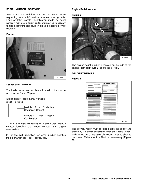 Bobcat S300 Loader Operation and Maintenance Manual 5311 5312 - Image 6