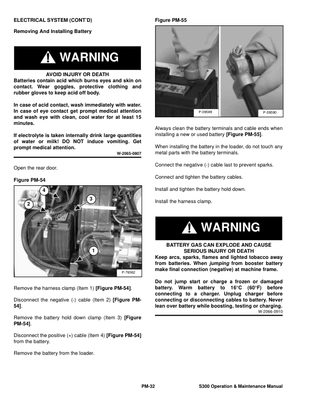 Bobcat S300 Loader Operation and Maintenance Manual A5GP A5GR rev2 - Image 8