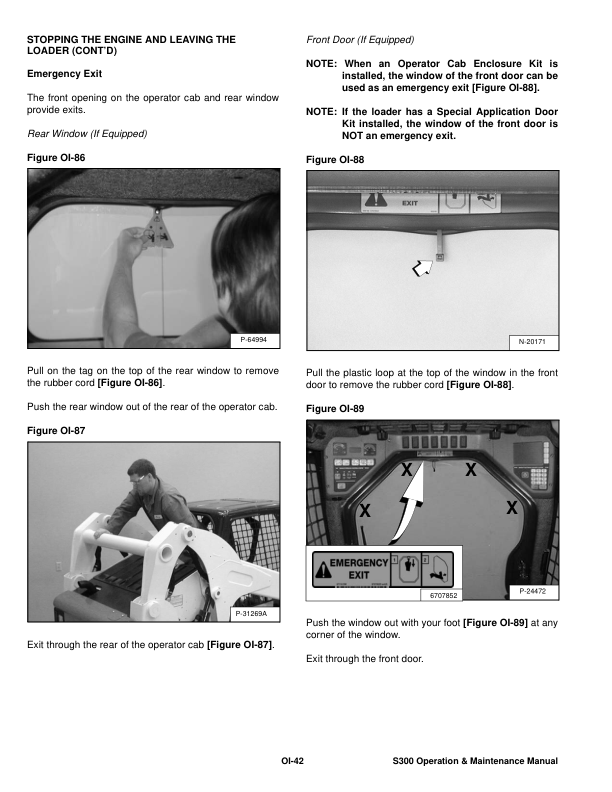 Bobcat S300 Loader Operation and Maintenance Manual A5GP A5GR - Image 12