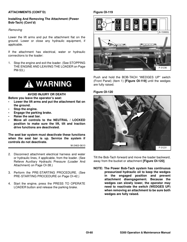 Bobcat S300 Loader Operation and Maintenance Manual AJ4M AJ4M - Image 13