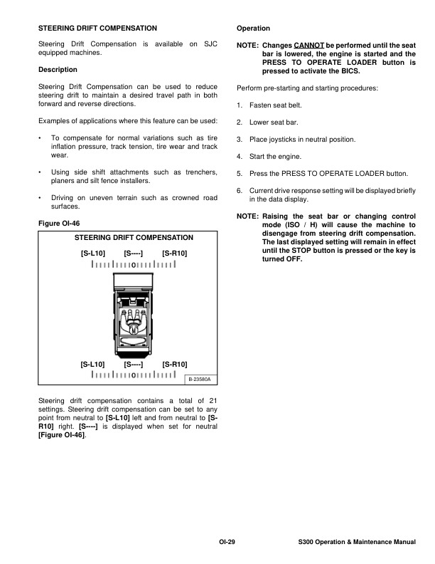 Bobcat S300 Loader Operation and Maintenance Manual AJ4M AJ4M - Image 12