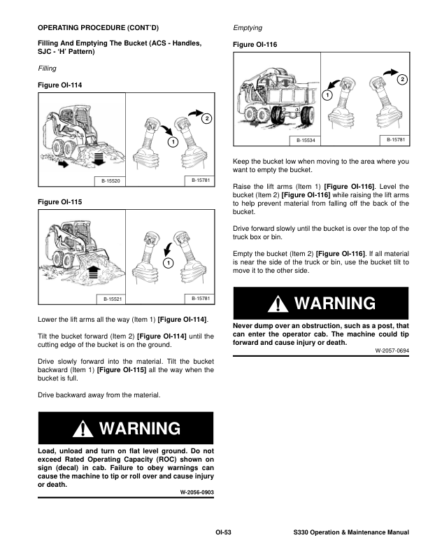 Bobcat S330 Loader Operation and Maintenance Manual A020 A021 - Image 11