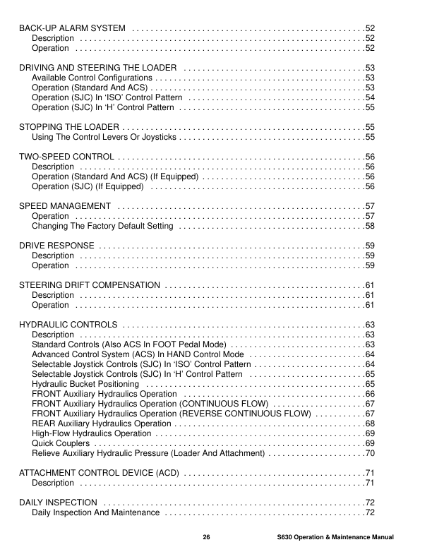 Bobcat S630 Loader Operation and Maintenance Manual A3NT A3NT - Image 10