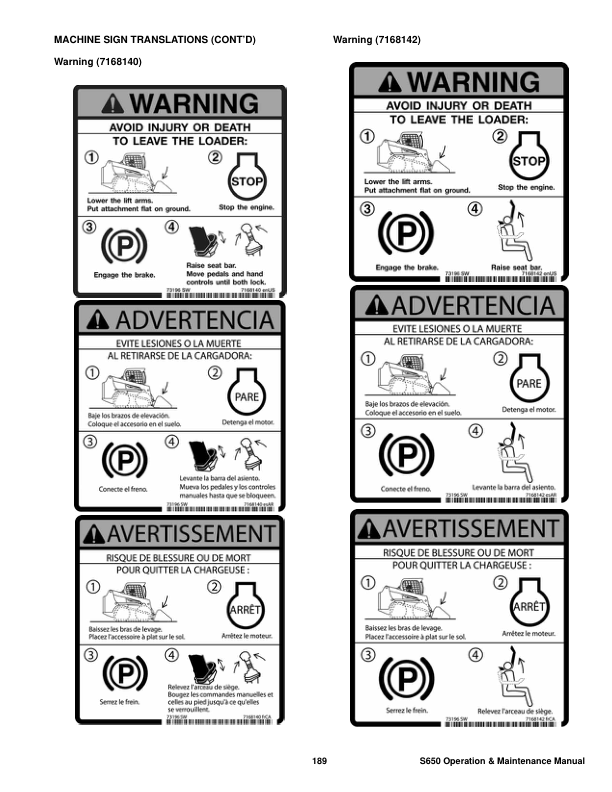 Bobcat S650 Loader Operation and Maintenance Manual A3NV A3NV - Image 6