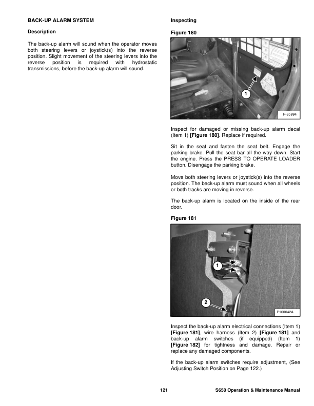 Bobcat S650 Loader Operation and Maintenance Manual A3NV A3NV - Image 5