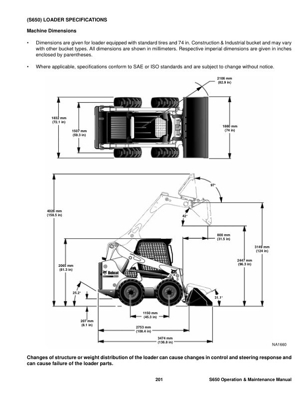 Bobcat S650 Loader Operation and Maintenance Manual A3NV A3NV - Image 7