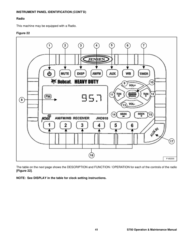 Bobcat S750 Loader Operation and Maintenance Manual A3P2 A3P2 - Image 8