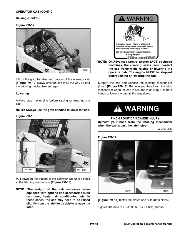 Bobcat T300 Compact Track Loader Operation and Maintenance Manual A5GU A5GV - Image 6