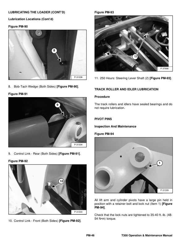 Bobcat T300 Compact Track Loader Operation and Maintenance Manual A5GU A5GV - Image 8