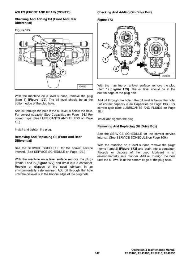 Bobcat TR35160 TR45190 TR50210 TR40250 Telescopic Handler Operation and Maintenance Manual - Image 7