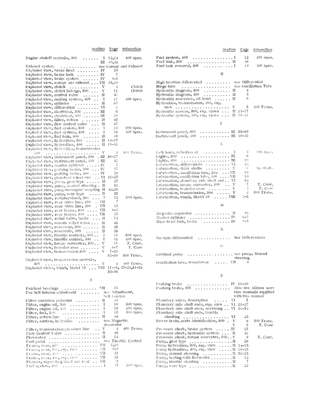 CASE 300 400 SK Log Skider Service Manual - Image 4