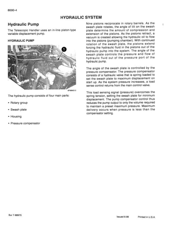 CASE 689G Telescopic Handler Service Manual - Image 5