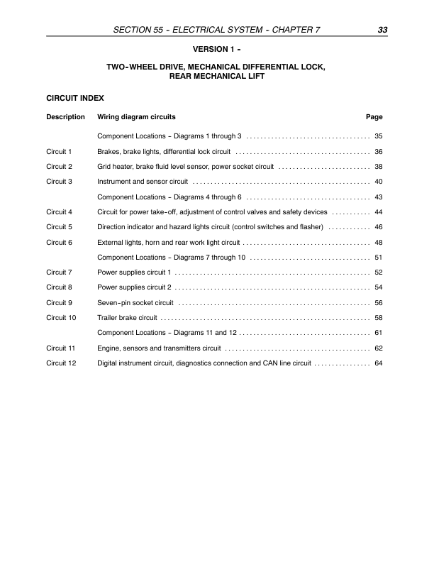CASE 75N 95N Farmall Tractors Service Manual - Image 5