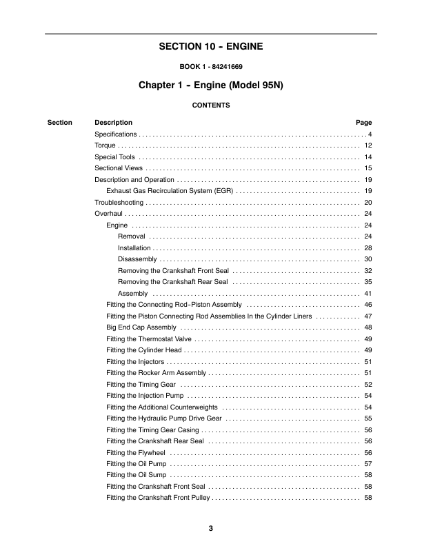 CASE 75N 95N Farmall Tractors Service Manual - Image 3