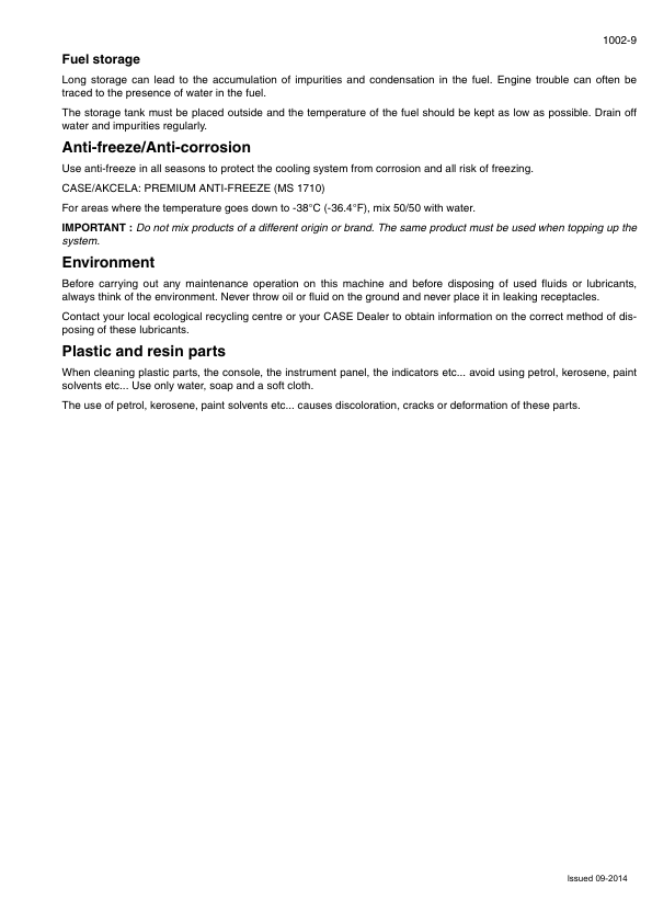 CASE CX210B CX230B CX240B Crawler Excavators Service Manual - Image 11