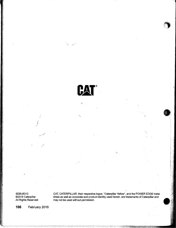 CAT C0.5 C0.7 C1.1 C1.5 C1.6 C2.2 Industrial Engine Operation and Maintenance Manual - Image 13