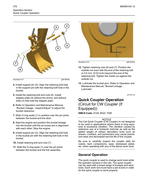 Caterpillar 320 323 Excavator Operation Maintenance Manual - Image 12