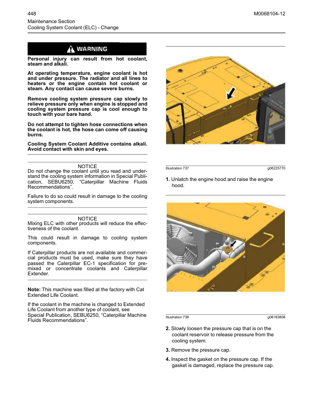 Caterpillar 320 323 Excavator Operation Maintenance Manual - Image 14