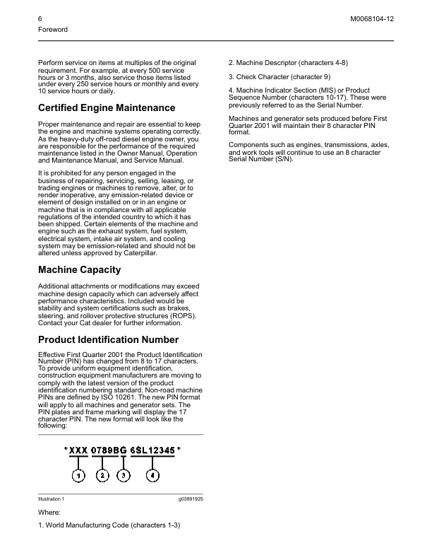 Caterpillar 320 323 Excavator Operation Maintenance Manual - Image 6