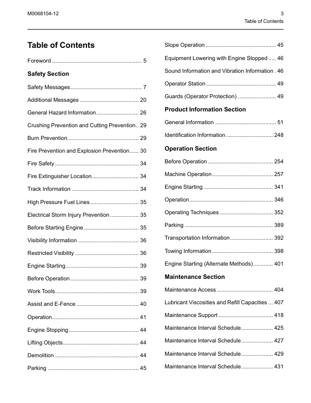 Caterpillar 320 323 Excavator Operation Maintenance Manual - Image 4