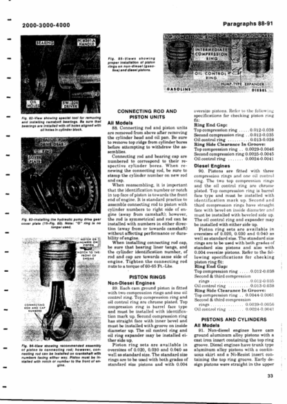 FORD 2000 3000 4000 Series Tractor Workshop Manual - JoeManual.com