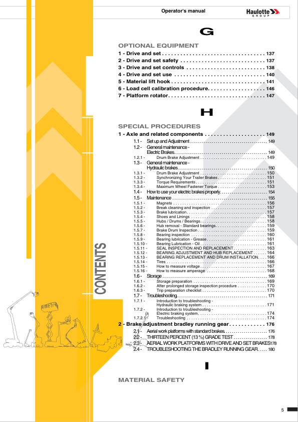 Haulotte HTA13P Cherry Picker Operators Manual - Image 5