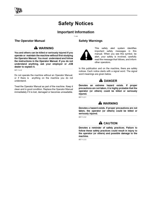 JCB 506-36 507-42 509-42 510-56 512-56 514-56 Loadall Tier 4 Operation Manual Printed Book - Image 9