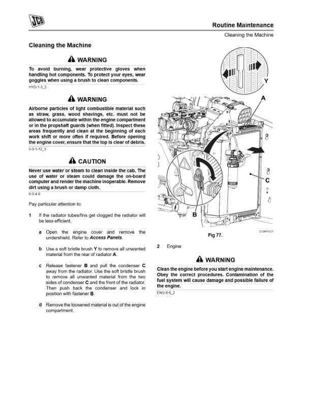JCB 506-36 507-42 509-42 510-56 512-56 514-56 Loadall Tier 4 Operation Manual Printed Book - Image 12
