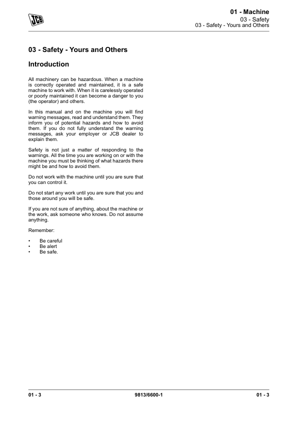 JCB 926 930 940 945 950 Rough Terrain Truck Forklift Service Manual 9813/6600 Printed Book - Image 3