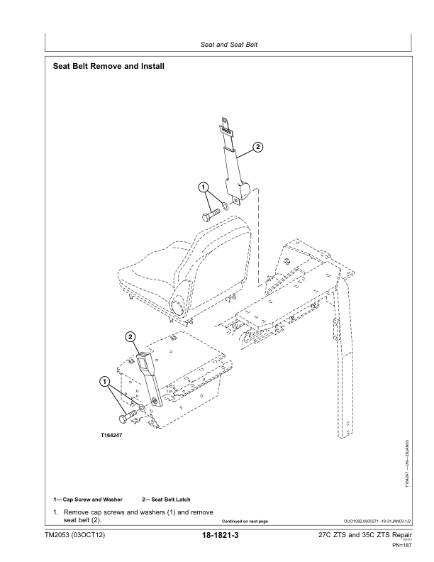 John Deere 27C ZTS 35C ZTS Excavator Repair Manual TM2053 - Image 10