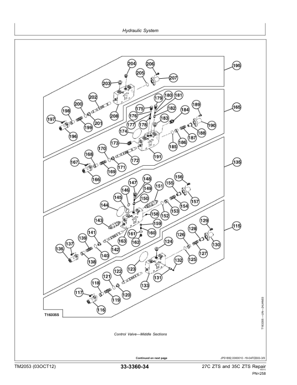 John Deere 27C ZTS 35C ZTS Excavator Repair Manual TM2053 - Image 12