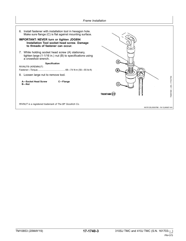John Deere 310SJ 410J Backhoe Loader Repair Manual TM10853 - Image 7